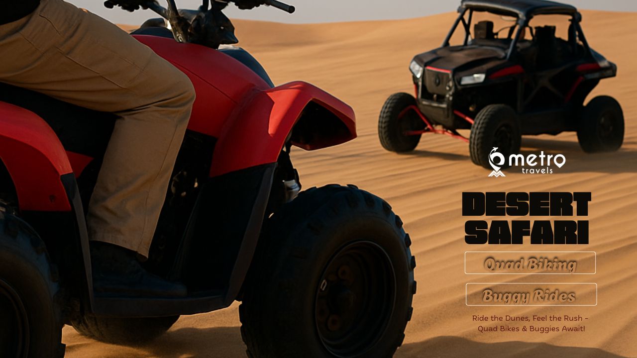quad biking and buggy rides - desert safari tour