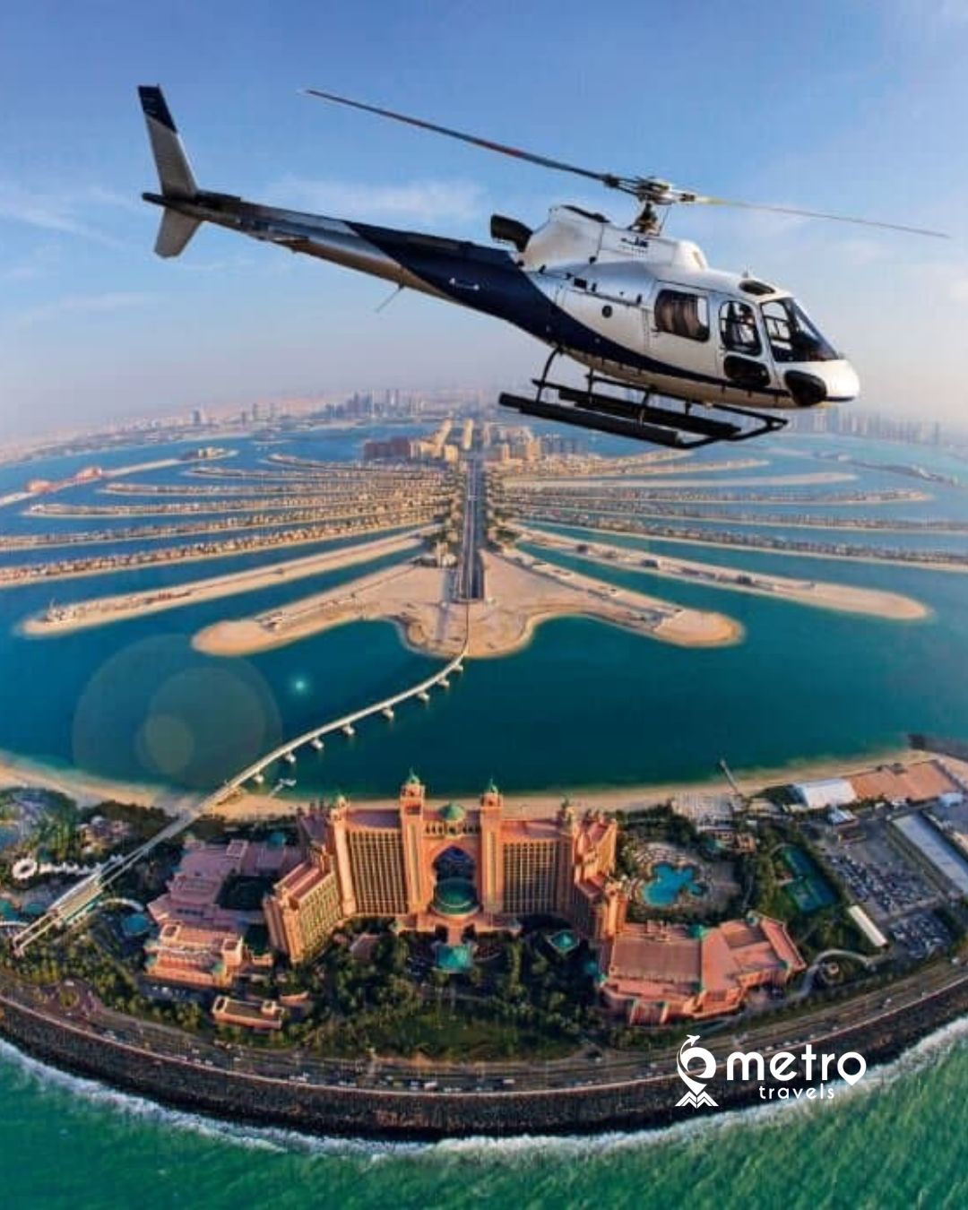 helicopter ride - luxury things to do in dubai