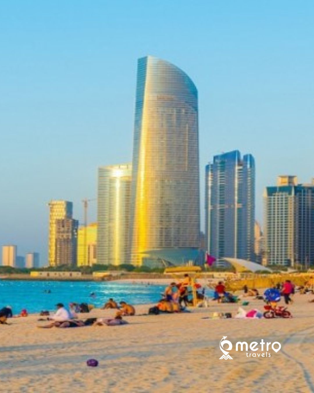 Chill by beach - Abu Dhabi Corniche