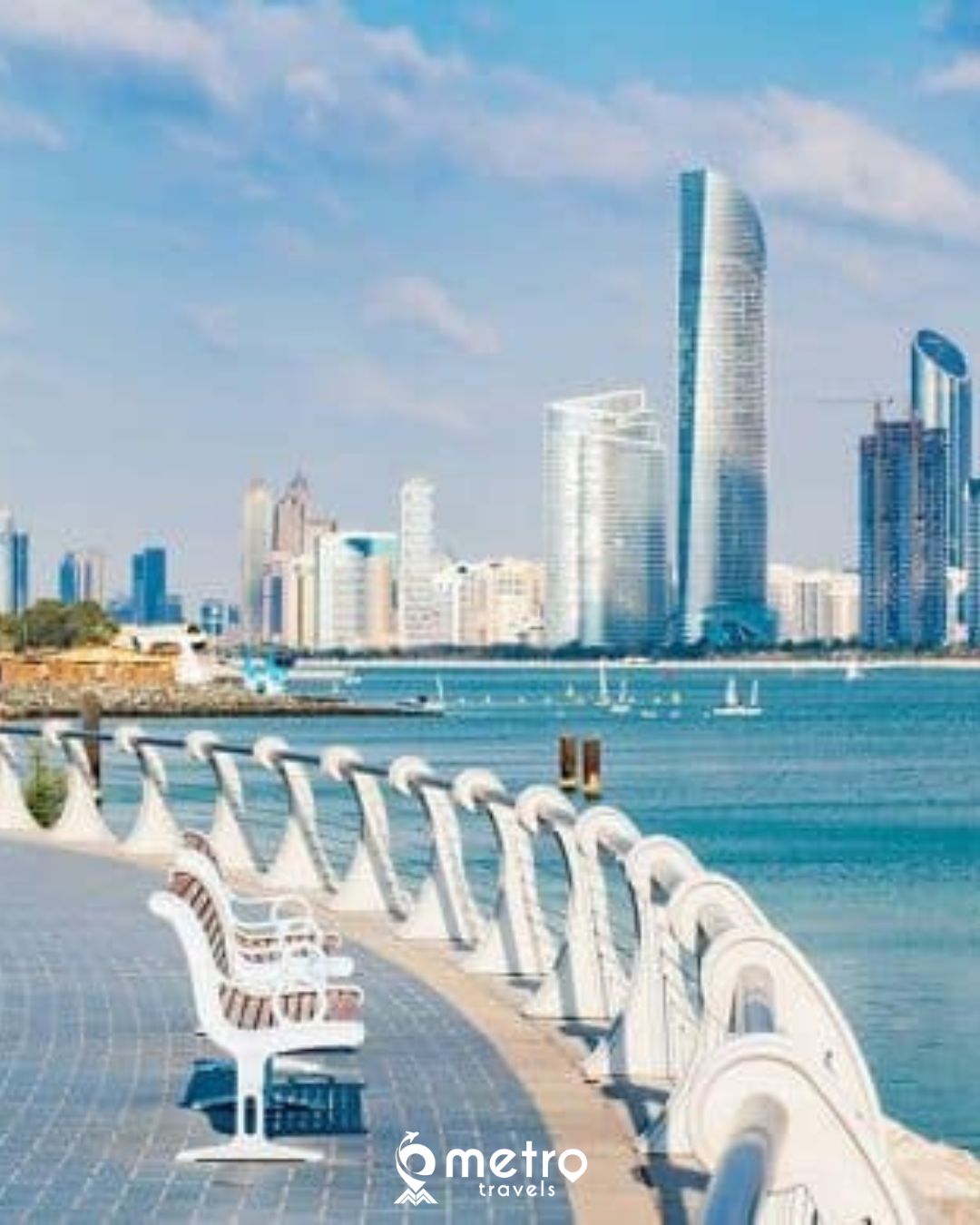 Walk by water - Abu Dhabi Corniche