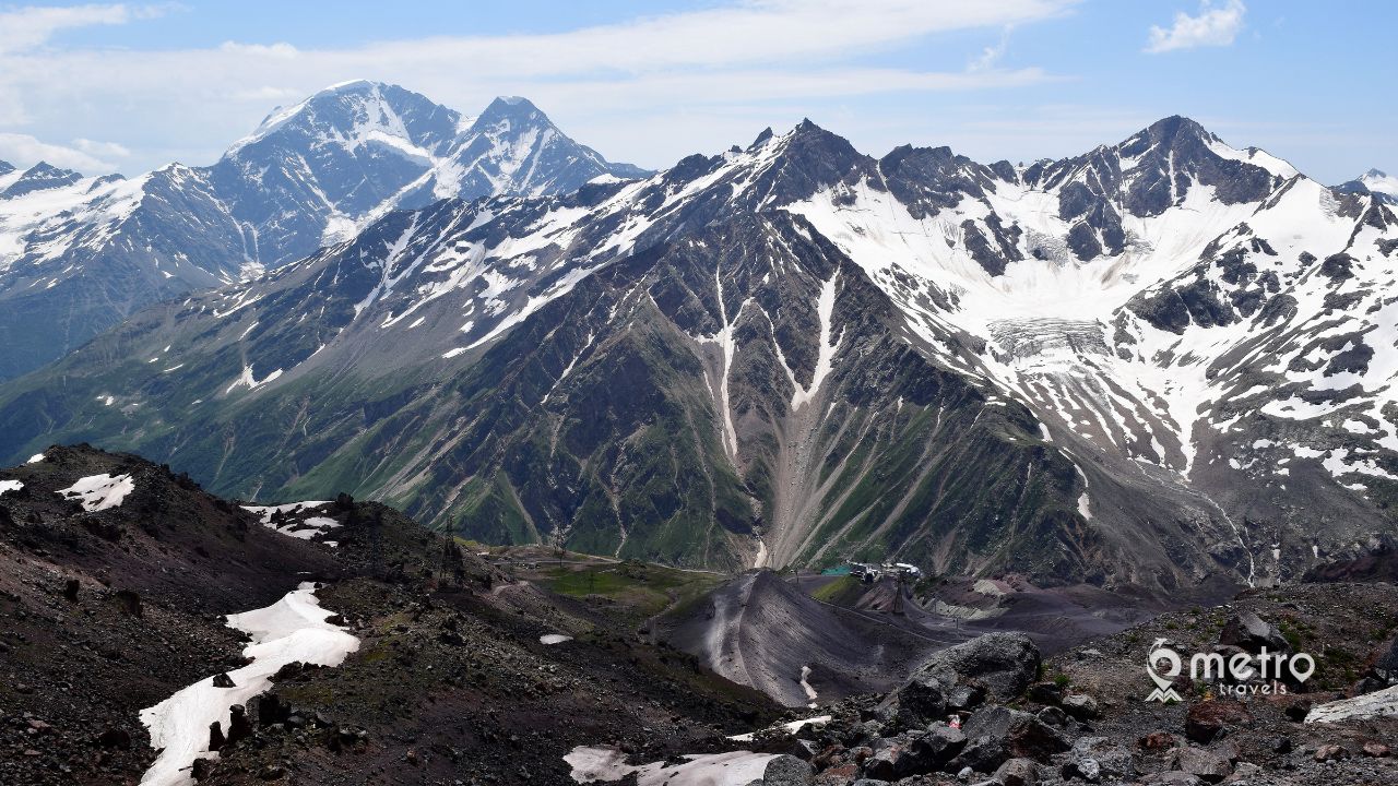 caucasus mountains - good time to visit Georgia