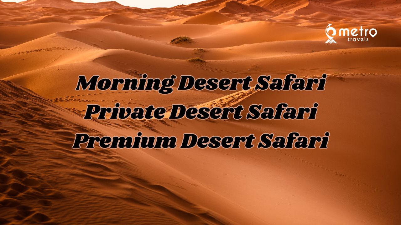 types of desert safari tour 1